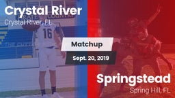 Matchup: Crystal River vs. Springstead  2019