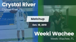 Matchup: Crystal River vs. Weeki Wachee  2019