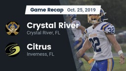 Recap: Crystal River  vs. Citrus  2019