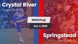 Matchup: Crystal River vs. Springstead  2020