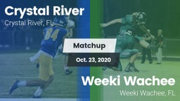 Matchup: Crystal River vs. Weeki Wachee  2020