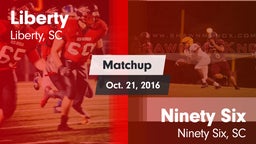 Matchup: Liberty vs. Ninety Six  2016