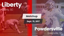 Matchup: Liberty vs. Powdersville  2017