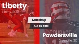Matchup: Liberty vs. Powdersville  2018