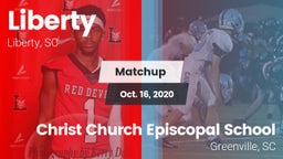 Matchup: Liberty vs. Christ Church Episcopal School 2020