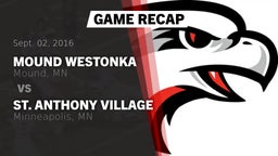 Recap: Mound Westonka  vs. St. Anthony Village  2016