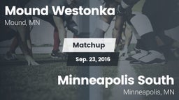 Matchup: Mound Westonka vs. Minneapolis South  2016