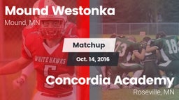 Matchup: Mound Westonka vs. Concordia Academy 2016