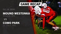 Recap: Mound Westonka  vs. Como Park  2016