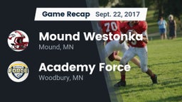 Recap: Mound Westonka  vs. Academy Force 2017