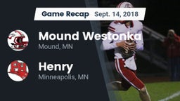 Recap: Mound Westonka  vs. Henry  2018