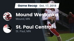 Recap: Mound Westonka  vs. St. Paul Central  2018