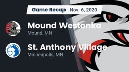Recap: Mound Westonka  vs. St. Anthony Village  2020