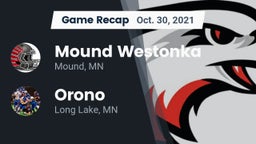 Recap: Mound Westonka  vs. Orono  2021