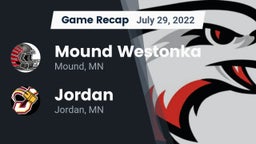 Recap: Mound Westonka  vs. Jordan  2022