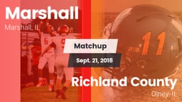 Matchup: Marshall vs. Richland County  2018