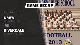 Recap: Drew  vs. Riverdale  2016