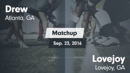 Matchup: Drew vs. Lovejoy  2016