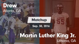 Matchup: Drew vs. Martin Luther King Jr.  2016
