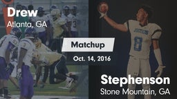 Matchup: Drew vs. Stephenson  2016