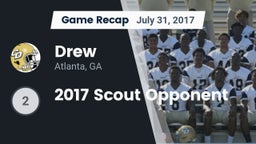 Recap: Drew  vs. 2017 Scout Opponent 2017
