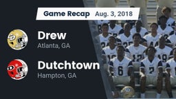 Recap: Drew  vs. Dutchtown  2018