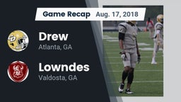 Recap: Drew  vs. Lowndes  2018
