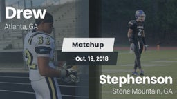 Matchup: Drew vs. Stephenson  2018
