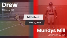 Matchup: Drew vs. Mundys Mill  2018