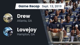 Recap: Drew  vs. Lovejoy  2019