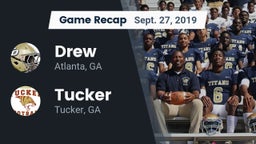 Recap: Drew  vs. Tucker  2019