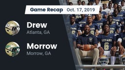 Recap: Drew  vs. Morrow  2019