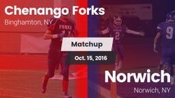 Matchup: Chenango Forks vs. Norwich  2016
