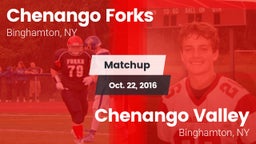 Matchup: Chenango Forks vs. Chenango Valley  2016