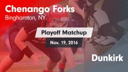 Matchup: Chenango Forks vs. Dunkirk 2016