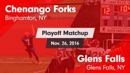 Matchup: Chenango Forks vs. Glens Falls  2016