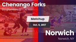Matchup: Chenango Forks vs. Norwich  2017