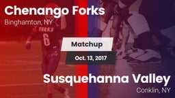 Matchup: Chenango Forks vs. Susquehanna Valley  2017