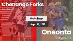 Matchup: Chenango Forks vs. Oneonta  2018