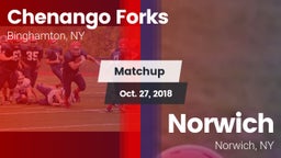 Matchup: Chenango Forks vs. Norwich  2018