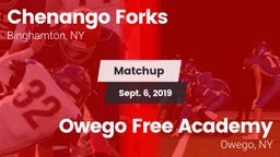 Matchup: Chenango Forks vs. Owego Free Academy  2019