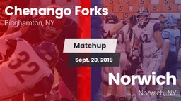 Matchup: Chenango Forks vs. Norwich  2019