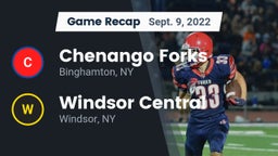 Recap: Chenango Forks  vs. Windsor Central  2022