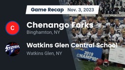 Recap: Chenango Forks  vs. Watkins Glen Central School  2023