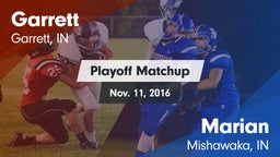 Matchup: Garrett vs. Marian  2016