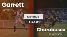 Matchup: Garrett vs. Churubusco  2017
