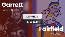 Matchup: Garrett vs. Fairfield  2017