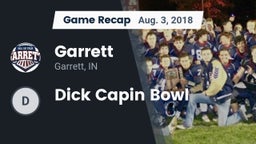 Recap: Garrett  vs. Dick Capin Bowl 2018