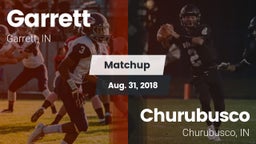 Matchup: Garrett vs. Churubusco  2018