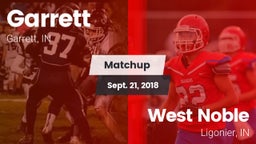 Matchup: Garrett vs. West Noble  2018